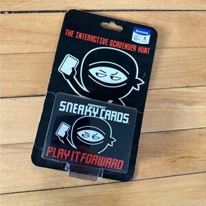 Gamewright Sneaky Cards interactive scavenger hunt